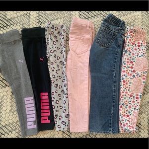 Lot of legging and jeans